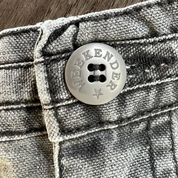 Vintage 80s Weekender Casual Gray Loose Pants Travel Elastic Drawstring Waist - Picture 6 of 14